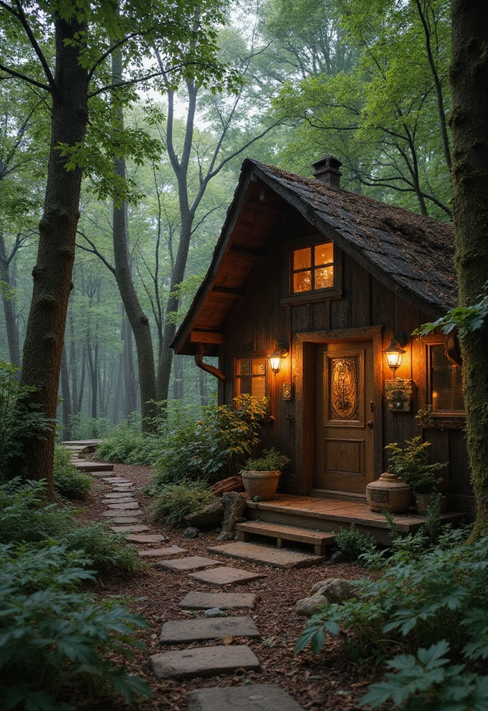 25 Stylish Outdoor Entertaining Areas That Will Elevate Your Gatherings to a Whole New Level! - 14. Enchanted Woodland Retreat
