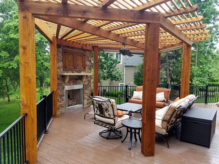 Back Porch Gas Fireplace