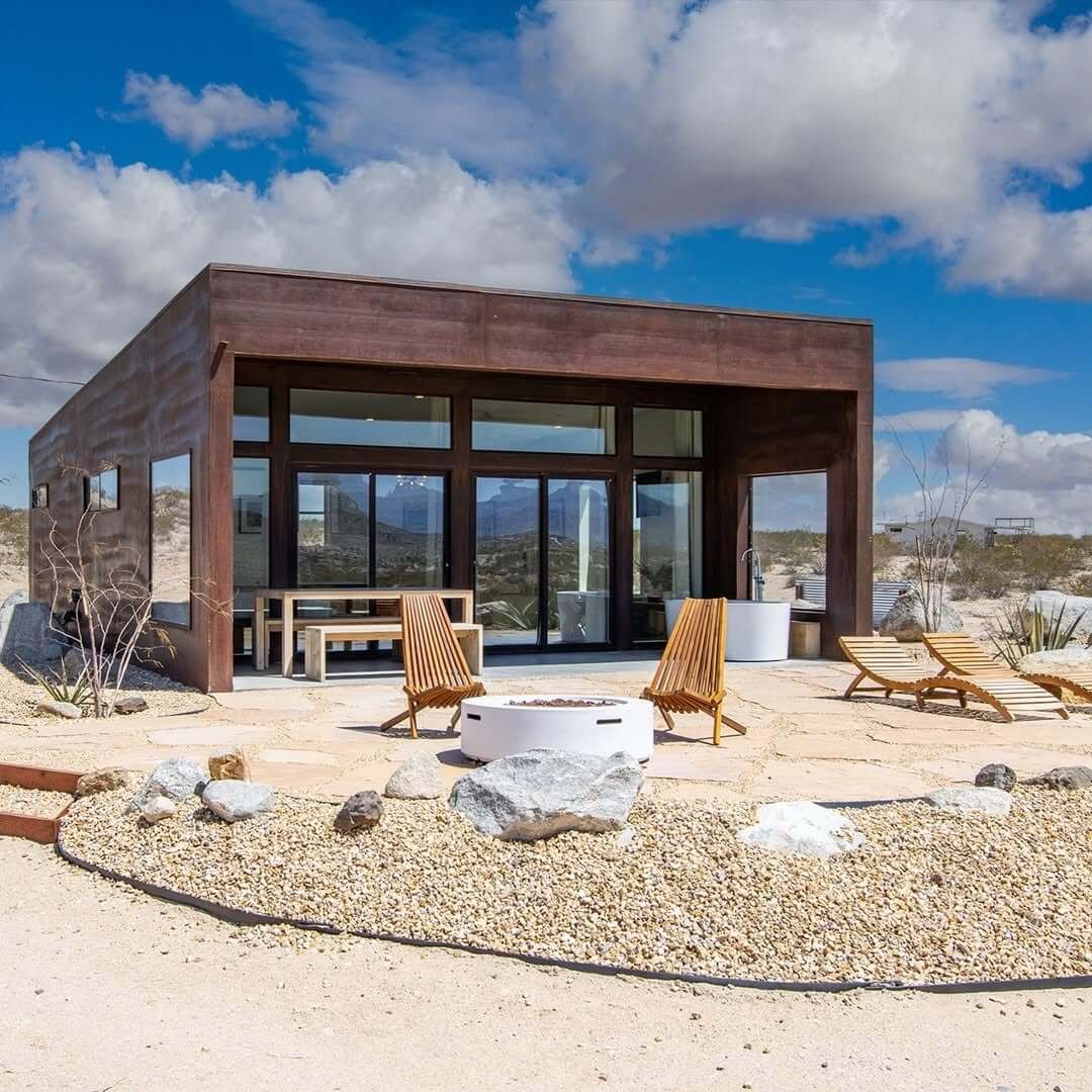 Desert Chic Gravel Fire Pit 