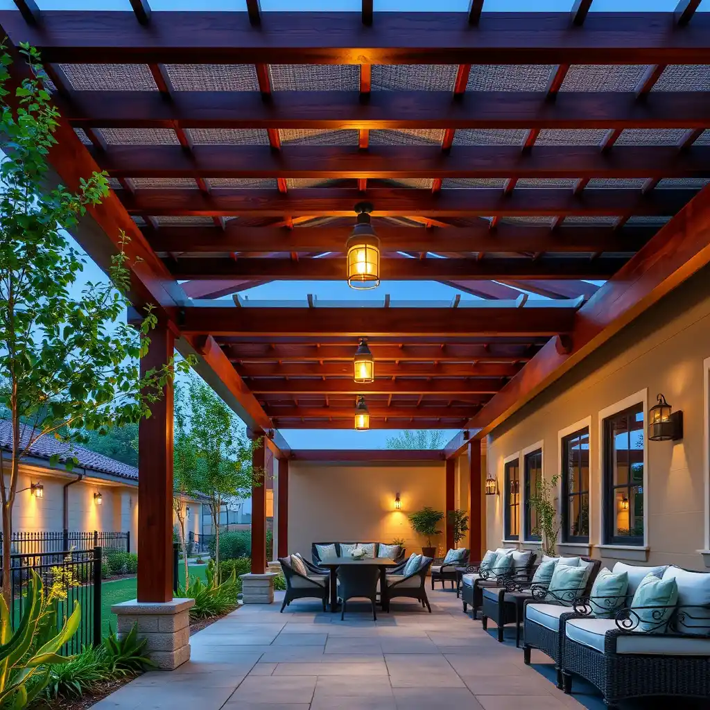 Wooden Pergolas with Roofs That Define Outdoor Elegance!