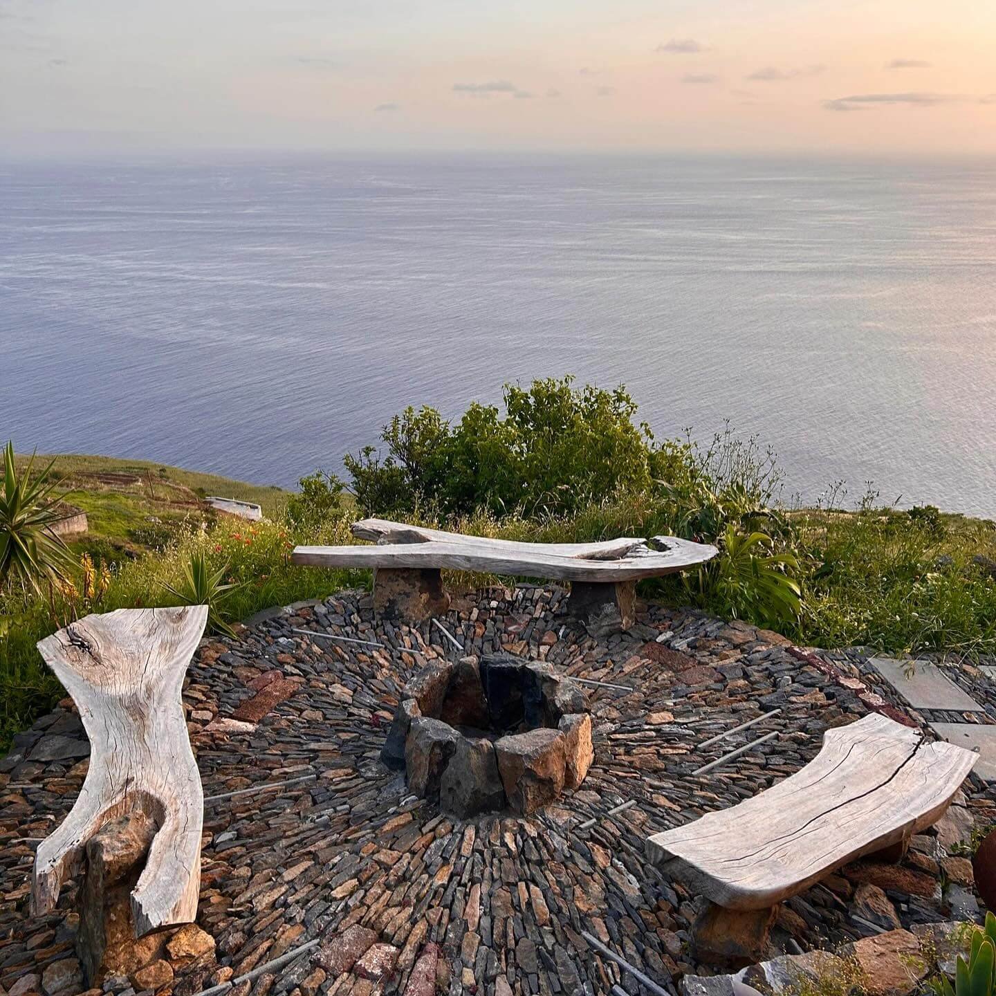 Coastal Stone Fire Pit