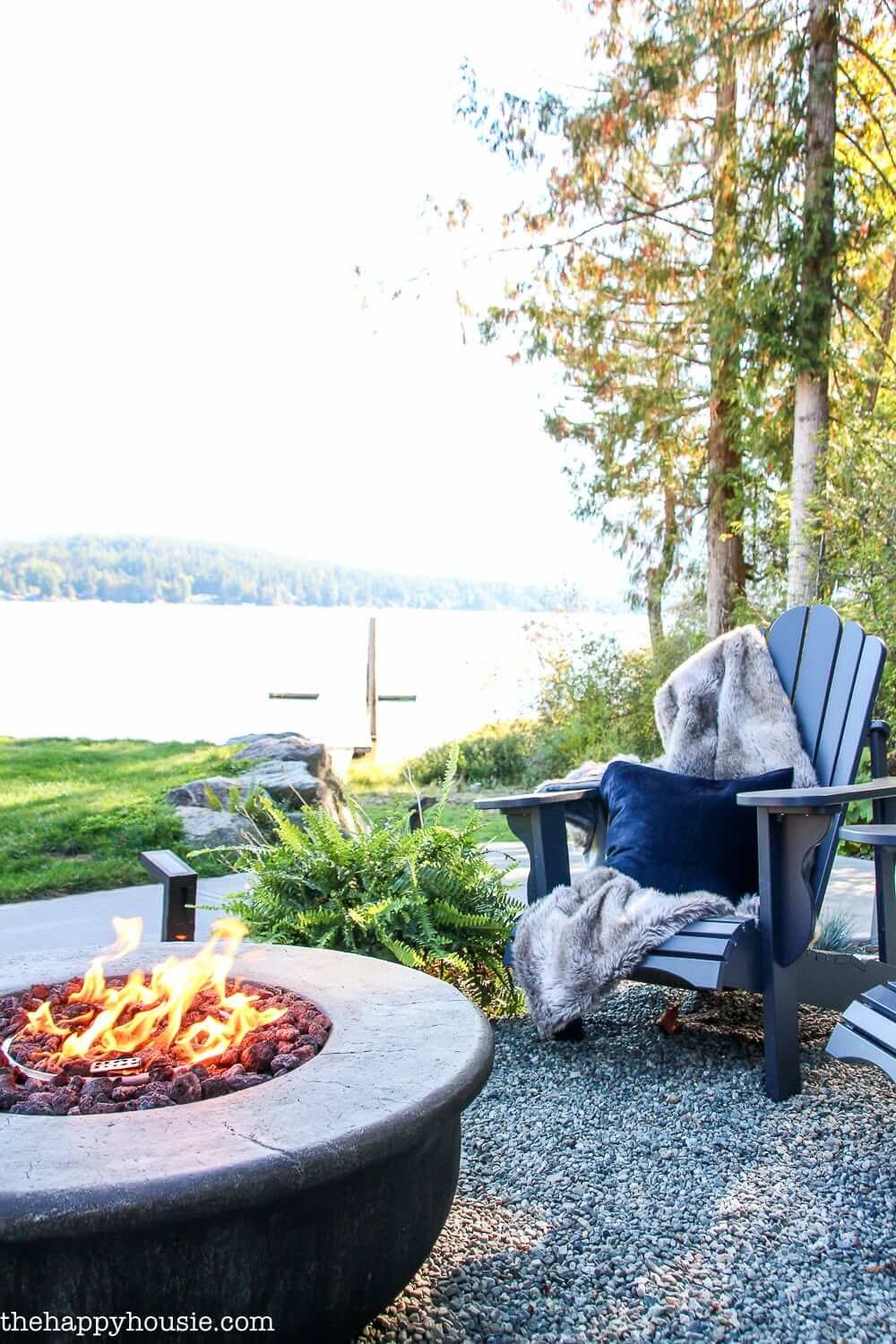 Lakeside Comfort Gravel Fire Pit 