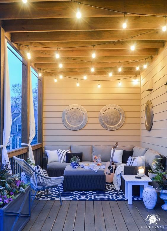 8 Stunning Back Porch Lighting Ideas to Create an Inviting Outdoor Oasis! - 6. Cozy Fire Pit Lighting