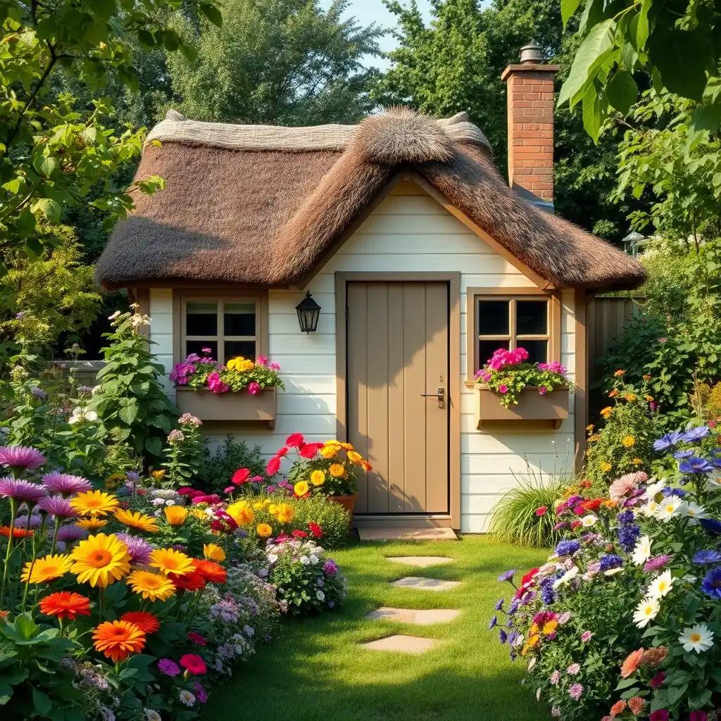 Enchanting Cottage Garden Shed Designs