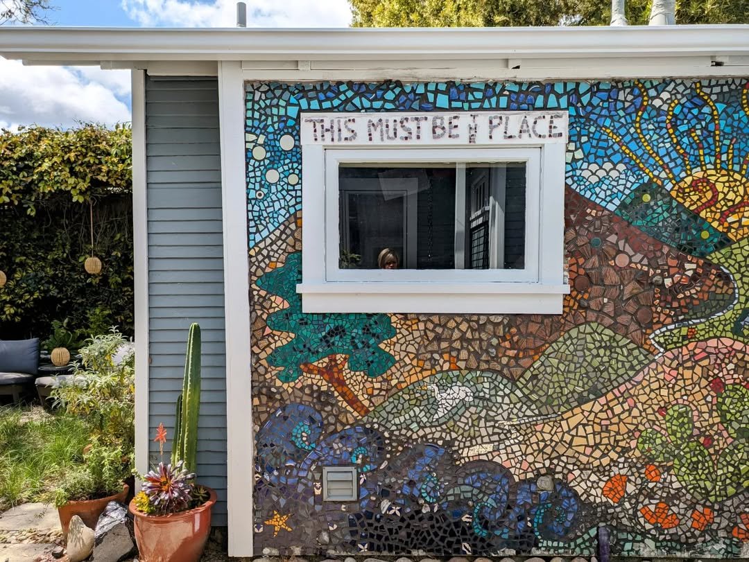 Garden Cottage Artistic Mosaic Shed