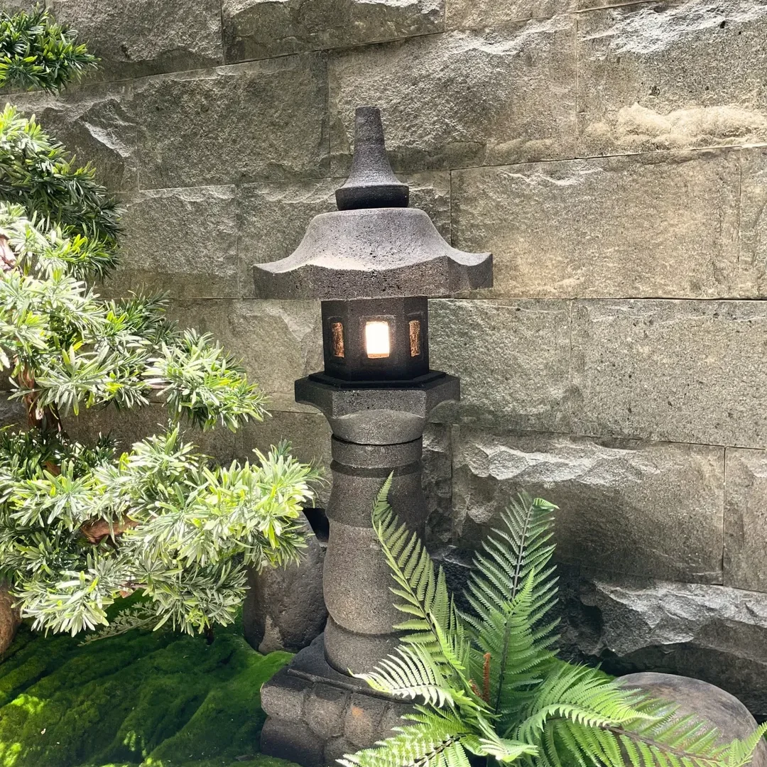 Peaceful Zen Garden Stone Lantern