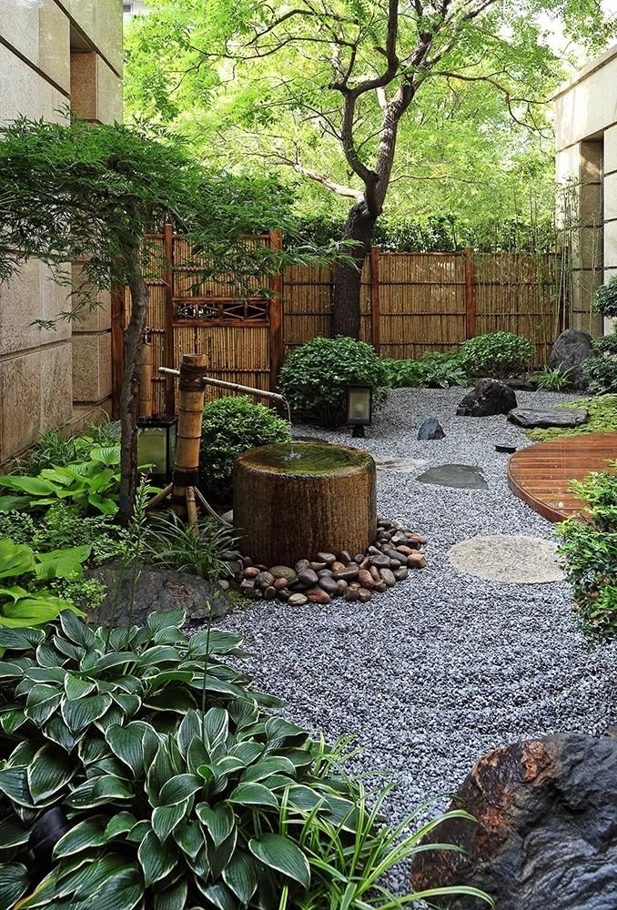 Japanese Rock Garden Layered Rock Arrangements