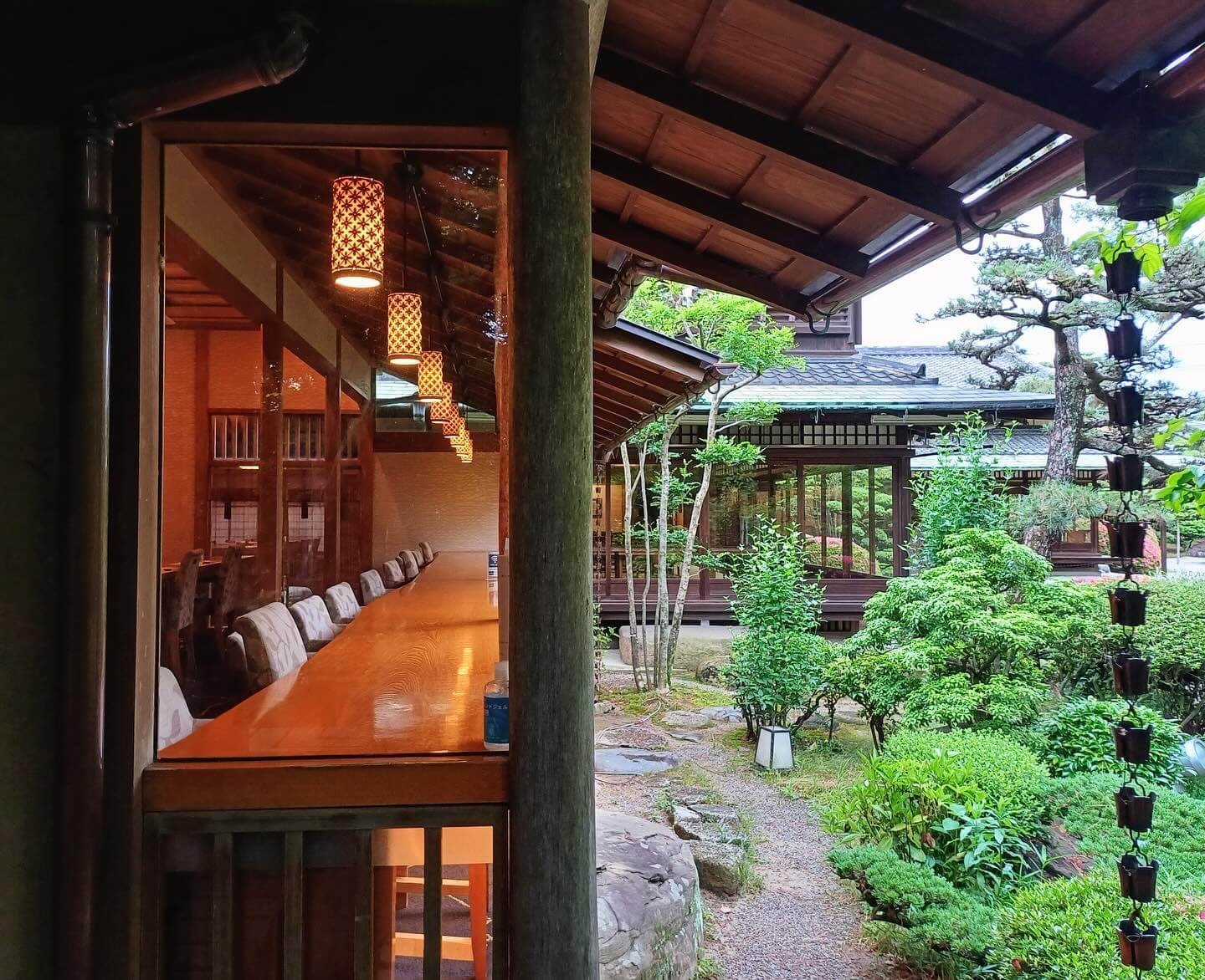 Garden with Architectural Harmony Japanese Garden Design