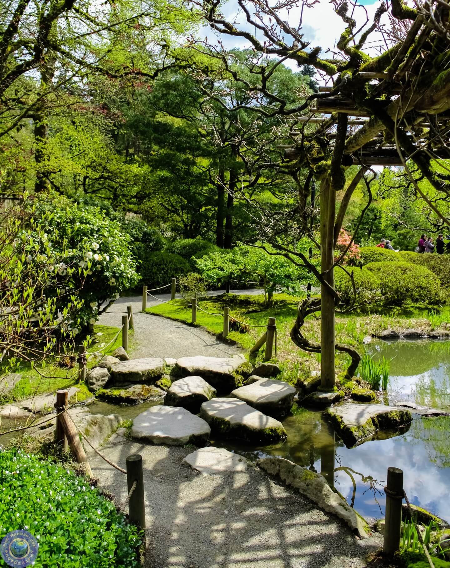 Character with Irregular Stepping Stones Japanese Garden Design