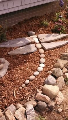 Outdoor Rock Garden Whimsical Dragonfly Design
