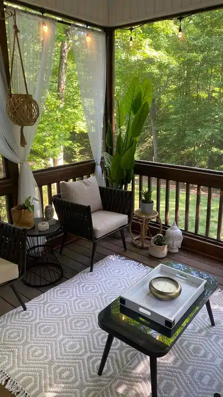 Back Porch Decorating Modern Farmhouse Elegance