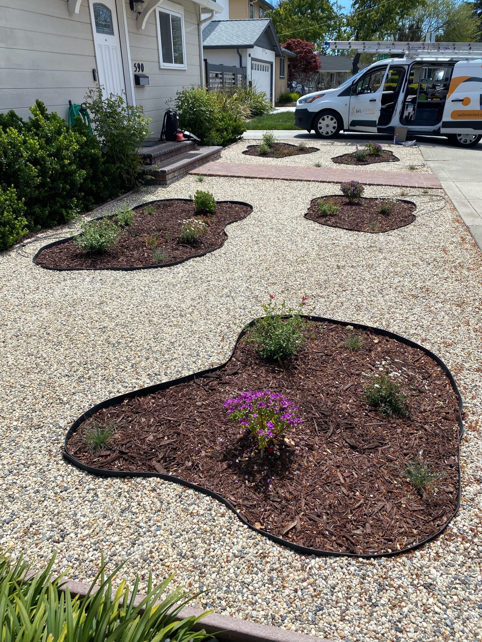 DIY Front Yard Rock Landscaping Rock Gardens with Succulents