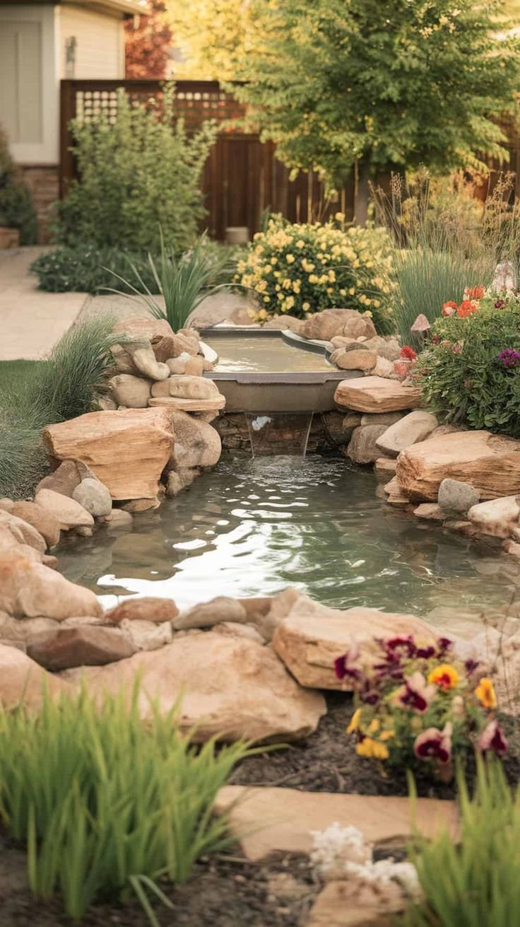 DIY Front Yard Rock Landscaping Serene Rock Water Features