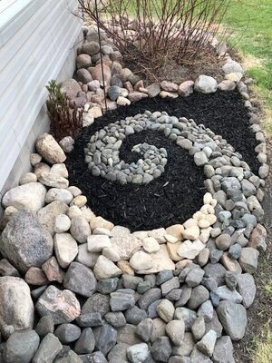 Outdoor Rock Garden Dragonfly Design Revisited