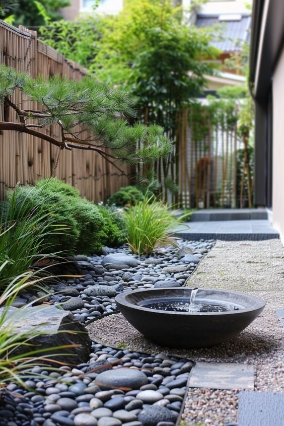 Japanese Rock Garden Garden of Curves