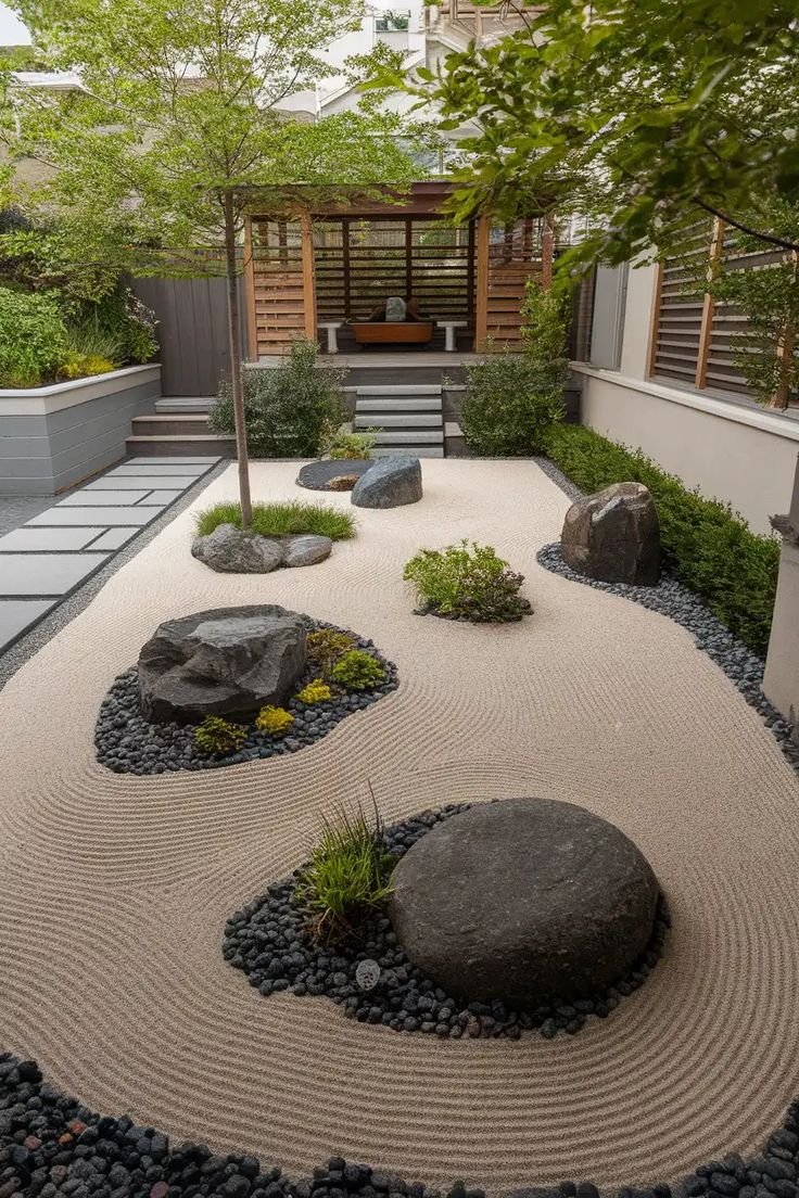 Japanese Rock Garden Modern Minimalist Approach