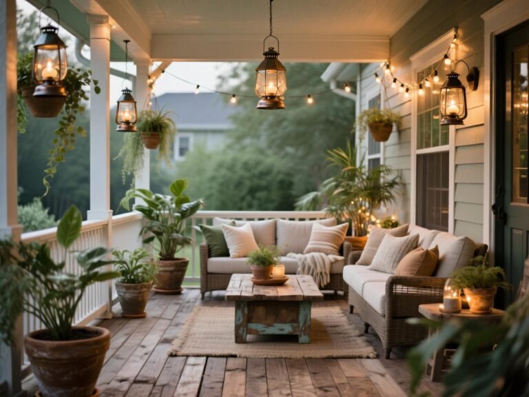 Back Porch Decorating