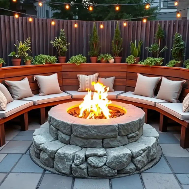 Cozy Retreat Fire Pit Seating Area Ideas