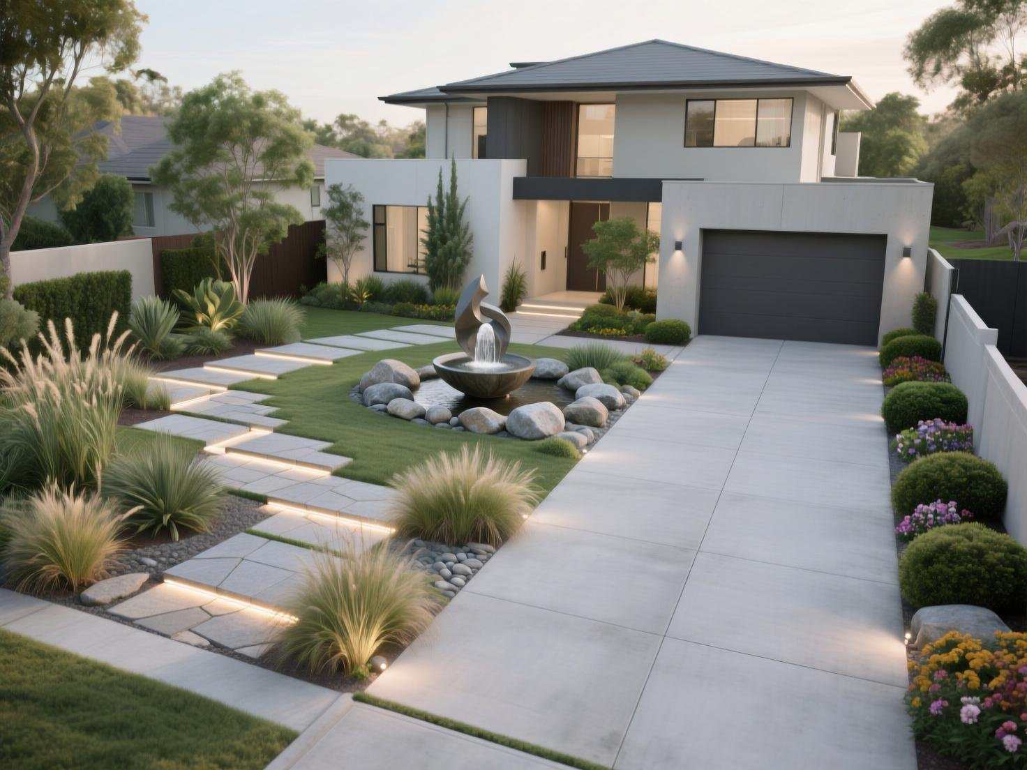 Modern Front Yard Landscaping
