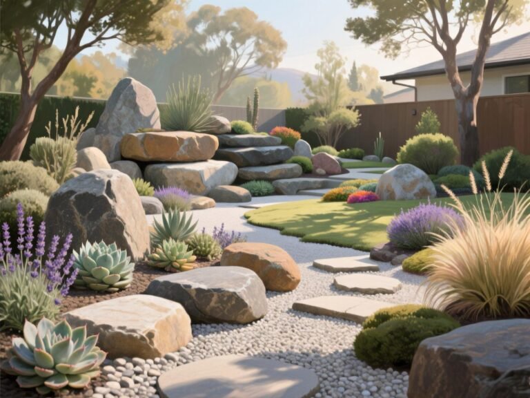 Outdoor Rock Garden