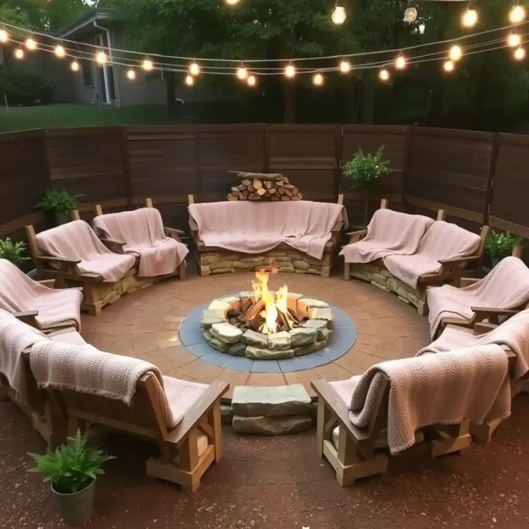 Fire Pit with Seating Ideas