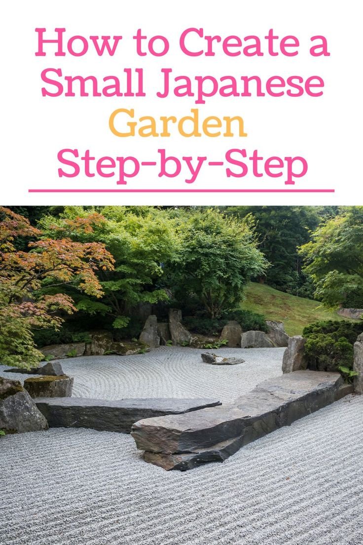 Japanese Rock Garden Lotus Pond Garden