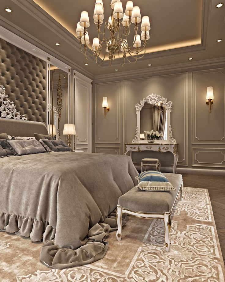 Bedroom Interior Designs Art Deco Glamour: A Bold Statement