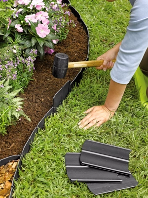 Flower Bed Border Elegant Fiber Edging