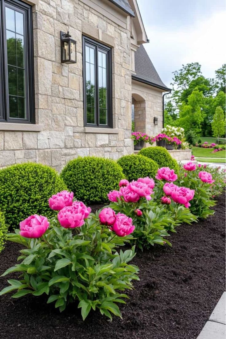 Outdoor Landscaping Colorful Flower Beds to Brighten Your Space