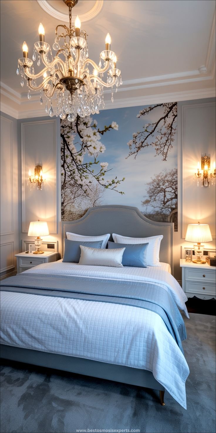 Bedroom Interior Designs Luxurious Layering: A Textured Haven
