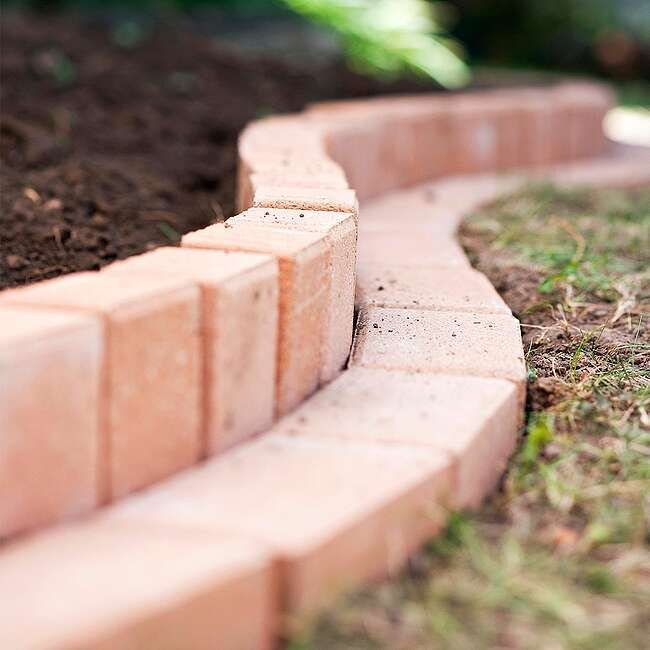 Flower Bed Border Charming Brick Pathways