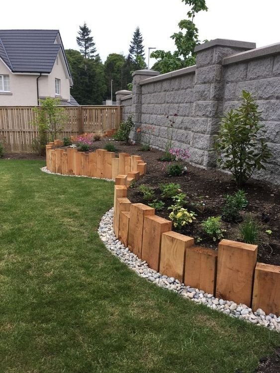 Large Front Yard Landscaping Water Features