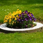 Round Flower Beds