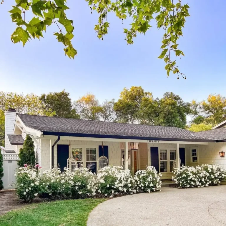 Farmhouse Front Yard Landscaping