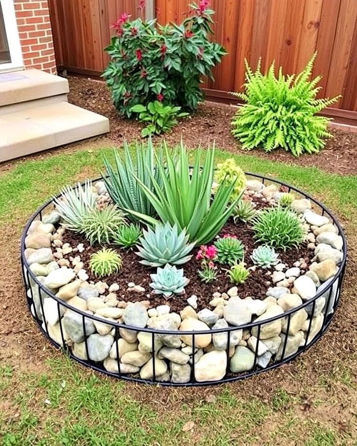 Round Flower Beds Whimsical Edible Round Beds