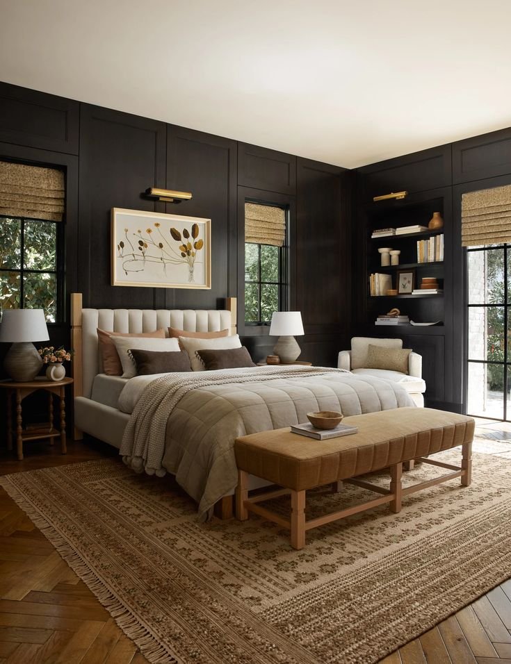 Modern Luxury Bedroom Design Cozy Neutrals with Earthy Accents