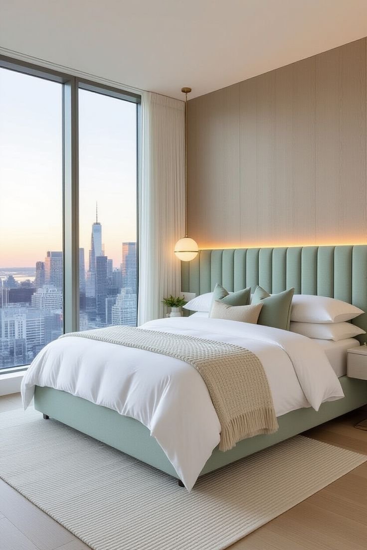 Modern Luxury Bedroom Design  Plush Rugs for Comfort