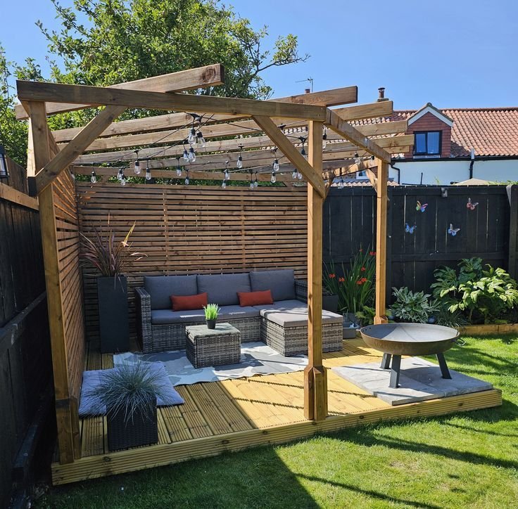 Corner Pergola Ideas