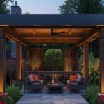 garden pergola ideas with roof