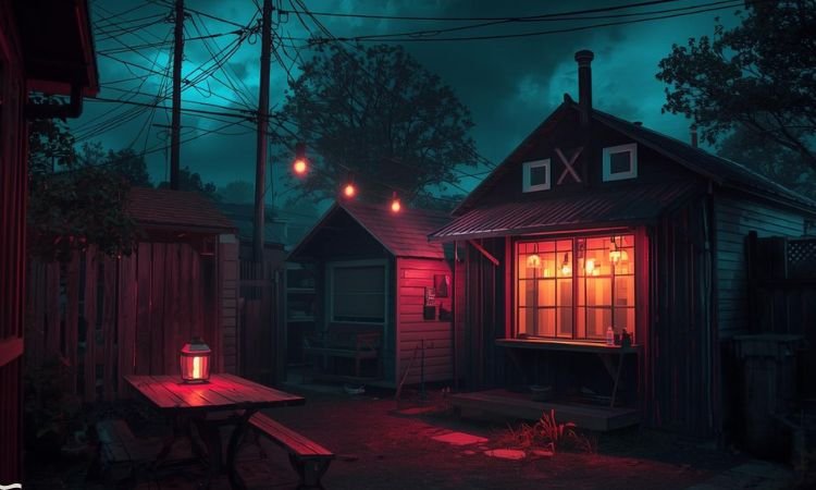 Backyard sheds hangout