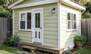 Backyard tiny guest house