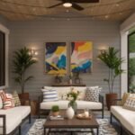 Covered back patio decorating ideas