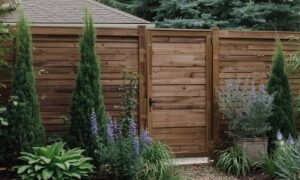 Backyard privacy ideas on a budget