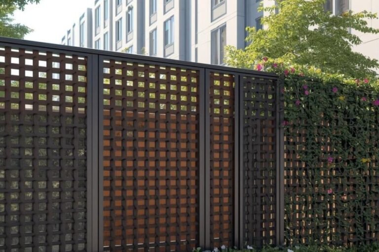 Privacy lattice fence ideas