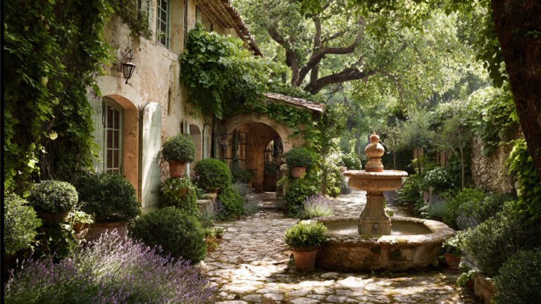 21+ Romantic French Country Garden Ideas for a Charming Cottage-Style Outdoor Space
