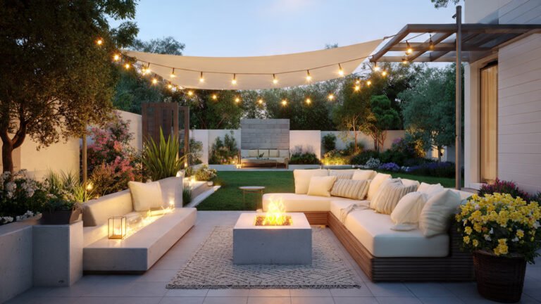 Stylish Backyard Patio Designs with Pool for a Relaxing Outdoor Space