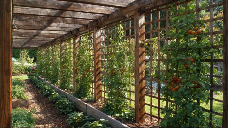 Creative Vegetable Garden Trellis Ideas for a Space-Saving Productive Garden