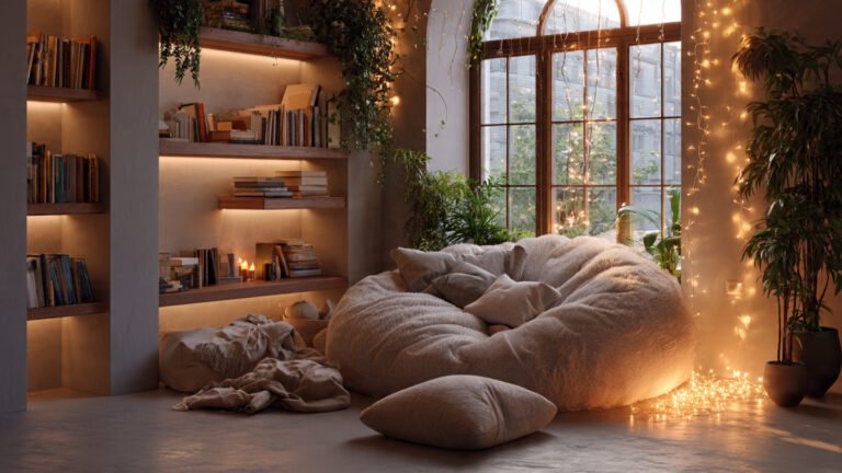 19 Cozy Bean Bag Reading Nook Ideas for Maximum Comfort