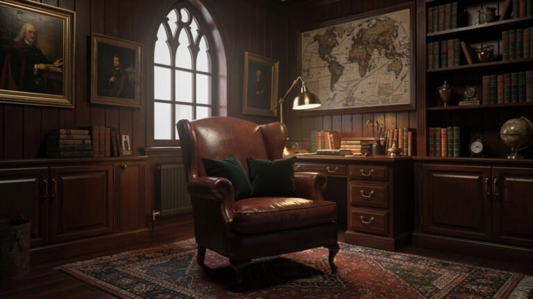Dark Academia Reading Nook Ideas for an Intellectual Cozy Corner