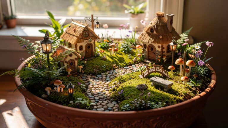 Magical Indoor Fairy Garden Ideas for a Whimsical and Cozy Miniature Escape